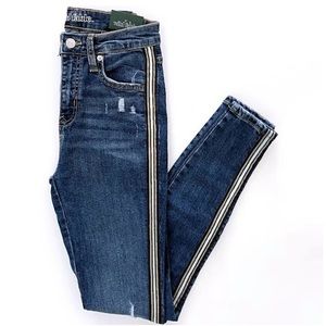 Wild Fable High Rise Skinny With Side Stripe